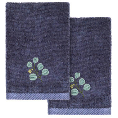 Navy fingertip towels hot sale